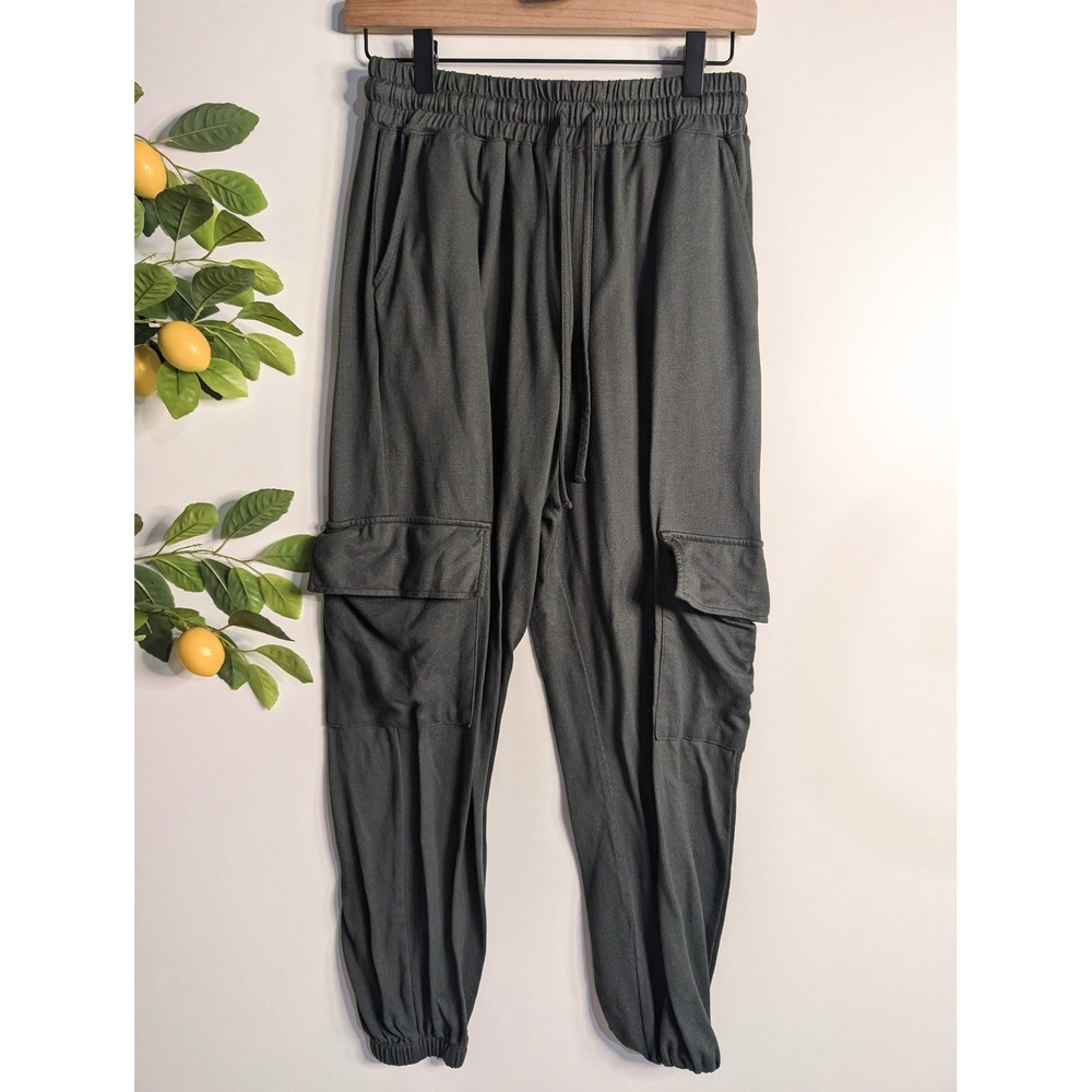 Mono b Cargo Joggers Green Sz M (butter soft)